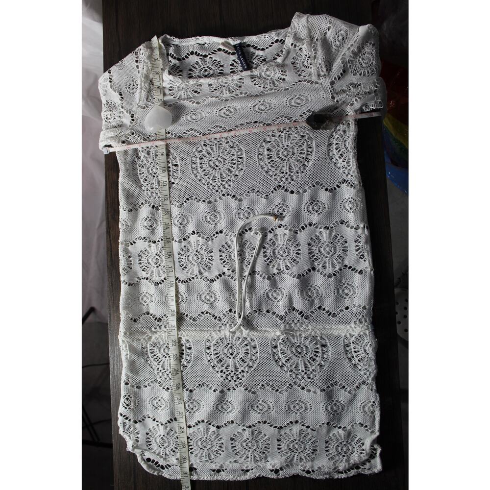 Ralph Lauren blue label swim cover beach pool lace drawstring waist Small - Picture 4 of 9